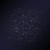 Fondo de Digitaces de la ciencia o de Blockchain Fotografía de archivo Fondo de Digitaces de la ciencia o de Blockchain Fotografía de archivo