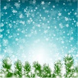Fondo de la Navidad con las estrellas y las luces stock de ilustración Fondo de la Navidad con las estrellas y las luces stock de ilustración
