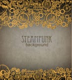 Fondo de Steampunk Era victoriana, estilo del steampunk ilustración del vector Fondo de Steampunk Era victoriana, estilo del steampunk ilustración del vector