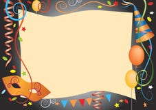Fondo decorativo del carnaval ilustración del vector Fondo decorativo del carnaval ilustración del vector