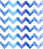 Fondo del blu dell'acquerello di Chevron illustrazione vettoriale Fondo del blu dell'acquerello di Chevron illustrazione vettoriale