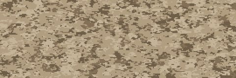 Fondo del color del marrón del desierto del camuflaje del pixel de Digitaces ilustración del vector Fondo del color del marrón del desierto del camuflaje del pixel de Digitaces ilustración del vector