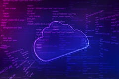 Fondo del concepto de Internet de la tecnolog?a de ordenadores de la nube libre illustration Fondo del concepto de Internet de la tecnolog?a de ordenadores de la nube libre illustration