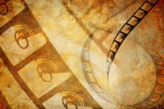 Fondo del film di conto alla rovescia del cinema di lerciume Fotografia Stock Fondo del film di conto alla rovescia del cinema di lerciume Fotografia Stock