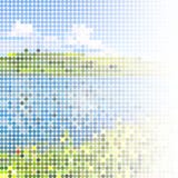 Fondo del paisaje del vector stock de ilustración Fondo del paisaje del vector stock de ilustración