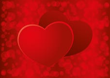 Fondo del rojo del día de tarjetas del día de San Valentín ilustración del vector Fondo del rojo del día de tarjetas del día de San Valentín ilustración del vector