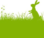 Fondo del verde del conejito de pascua Fondo del verde del conejito de pascua