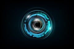 Fondo futuristico di concetto del modello di tecnologia di fi di sci illustrazione di stock Fondo futuristico di concetto del modello di tecnologia di fi di sci illustrazione di stock