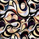 Fondo geometrico dell'onda dell'acquerello royalty illustrazione gratis Fondo geometrico dell'onda dell'acquerello royalty illustrazione gratis