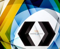 Fondo geométrico del negocio del extracto de la forma de la flecha ilustración del vector Fondo geométrico del negocio del extracto de la forma de la flecha ilustración del vector