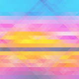Fondo geométrico multicolor del modelo del extracto con los triángulos ilustración del vector Fondo geométrico multicolor del modelo del extracto con los triángulos ilustración del vector