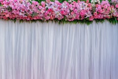 Fondo hermoso de las flores para casarse Imagen de archivo Fondo hermoso de las flores para casarse Imagen de archivo