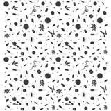 Fondo inconsútil con diversos tipos de bacterias en el fondo blanco stock de ilustración Fondo inconsútil con diversos tipos de bacterias en el fondo blanco stock de ilustración