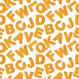 Fondo inconsútil con símbolos dulces de los pasteles Ejemplo del vector con las letras divertidas del pan de jengibre que cuecen ilustración del vector Fondo inconsútil con símbolos dulces de los pasteles Ejemplo del vector con las letras divertidas del pan de jengibre que cuecen ilustración del vector