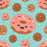 Fondo inconsútil del modelo de los anillos de espuma felices de la turquesa del vector stock de ilustración Fondo inconsútil del modelo de los anillos de espuma felices de la turquesa del vector stock de ilustración