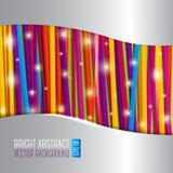 Fondo luminoso astratto con i pizzi variopinti royalty illustrazione gratis Fondo luminoso astratto con i pizzi variopinti royalty illustrazione gratis