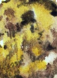 Fondo marrone giallo dell'acquerello illustrazione vettoriale Fondo marrone giallo dell'acquerello illustrazione vettoriale