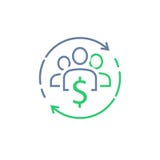 Fondo mutuo, servicio corporativo, concepto compartido de la economía, gestión financiera, nueva inversión empresarial, compra de libre illustration Fondo mutuo, servicio corporativo, concepto compartido de la economía, gestión financiera, nueva inversión empresarial, compra de libre illustration