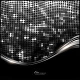 Fondo negro, blanco, de plata abstracto del brillo stock de ilustración Fondo negro, blanco, de plata abstracto del brillo stock de ilustración