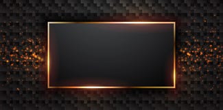 Fondo oscuro de lujo texturizado con una combinación de puntos brillantes Fondo de lujo con una forma rectangular Vector Eps10 stock de ilustración Fondo oscuro de lujo texturizado con una combinación de puntos brillantes Fondo de lujo con una forma rectangular Vector Eps10 stock de ilustración