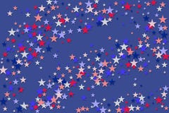 Fondo patriottico americano rosso delle stelle blu illustrazione di stock Fondo patriottico americano rosso delle stelle blu illustrazione di stock