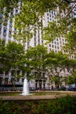 Fontaine à Bowling Green, dans le Lower Manhattan, New York photo stock Fontaine à Bowling Green, dans le Lower Manhattan, New York photo stock
