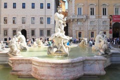 Fontana di Nettuno a Roma Immagine Stock Fontana di Nettuno a Roma Immagine Stock