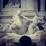 fontanny Italy Rome trevi obrazy royalty free fontanny Italy Rome trevi obrazy royalty free