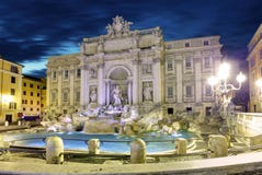 Fonte di Trevi, Roma, Itália Fotografia de Stock Royalty Free Fonte di Trevi, Roma, Itália Fotografia de Stock Royalty Free