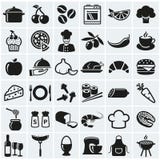 Food And Cooking Icons. Vector Set. Royalty Free Stock Photo Food And Cooking Icons. Vector Set. Royalty Free Stock Photo