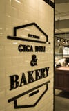 Food court of Gigamall Plaza stock photo Food court of Gigamall Plaza stock photo
