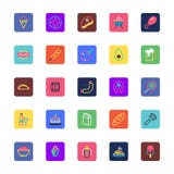 Food, Drinks, Fruits and Vegetables Colored Vector Icons 4 royalty free illustration Food, Drinks, Fruits and Vegetables Colored Vector Icons 4 royalty free illustration