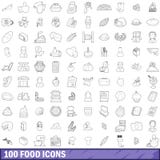 100 food icons set, outline style. 100 food icons set in outline style for any design vector illustration royalty free illustration 100 food icons set, outline style. 100 food icons set in outline style for any design vector illustration royalty free illustration