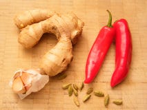 Food On A Chopping Board Stock Images Food On A Chopping Board Stock Images