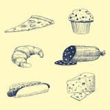 Food Sketch Vector Natural Menu Restaurant Fresh Hand Drawn Product And Kitchen Doodle Meal Cooking Cuisine Sketchy Stock Photos Food Sketch Vector Natural Menu Restaurant Fresh Hand Drawn Product And Kitchen Doodle Meal Cooking Cuisine Sketchy Stock Photos