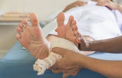 Foot Massage old women royalty free stock image Foot Massage old women royalty free stock image