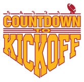 Football - Countdown to Kickoff royalty free illustration Football - Countdown to Kickoff royalty free illustration