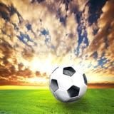 Football, soccer ball on grass stock photo Football, soccer ball on grass stock photo
