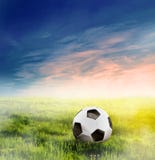Football, soccer ball on grass stock photo Football, soccer ball on grass stock photo