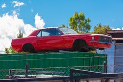 Ford Mustang Classic-Fahrzeugkarosserie lizenzfreies stockfoto Ford Mustang Classic-Fahrzeugkarosserie lizenzfreies stockfoto