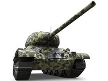 Forest camo old military tank - low angle closeup shot vector illustration Forest camo old military tank - low angle closeup shot vector illustration