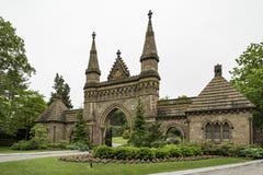 Forest Hills Cemetery in Boston Stock Afbeelding Forest Hills Cemetery in Boston Stock Afbeelding