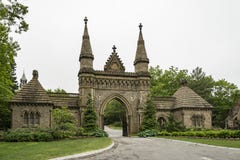 Forest Hills Cemetery in Boston Royalty-vrije Stock Foto's Forest Hills Cemetery in Boston Royalty-vrije Stock Foto's