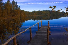 Forestsee, Karelien, Russland Lizenzfreies Stockbild Forestsee, Karelien, Russland Lizenzfreies Stockbild