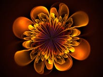 Forma astratta di frattale del fiore Fotografia Stock Forma astratta di frattale del fiore Fotografia Stock