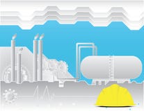 Forma da ilustração industrial na indústria do conceito Foto de Stock Royalty Free Forma da ilustração industrial na indústria do conceito Foto de Stock Royalty Free