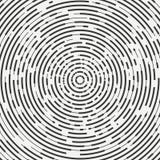 Forma geometrica del cerchio segmentata estratto Cerchi concentrici radiali Anelli Cerchi segmentati concentrici di Swirly Proget royalty illustrazione gratis Forma geometrica del cerchio segmentata estratto Cerchi concentrici radiali Anelli Cerchi segmentati concentrici di Swirly Proget royalty illustrazione gratis