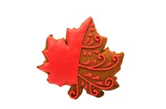 forme de feuille de biscuits image libre de droits forme de feuille de biscuits image libre de droits