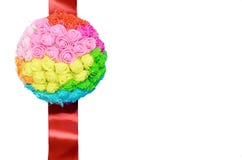 Forme rose de coeur de roses d'isolement sur le fond blanc photo stock Forme rose de coeur de roses d'isolement sur le fond blanc photo stock