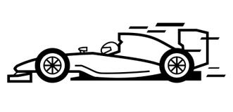 Formel 1 vektor illustrationer Formel 1 vektor illustrationer